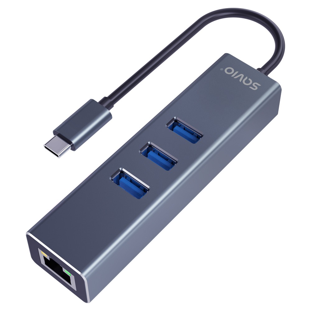 USB Centrmezgls Savio 3-port USB-C 3