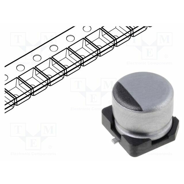 NICHICON Capacitor: electrolytic; low ESR; SMD