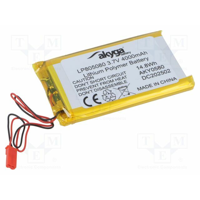 AKYGA BATTERY Re-battery: Li-Po; 4000mAh; 3