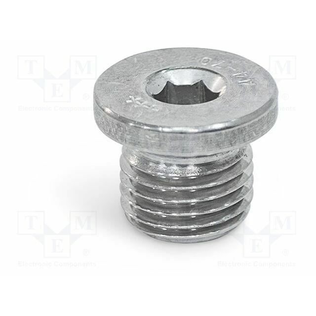 ELESA+GANTER Hexagon head screw plug; without