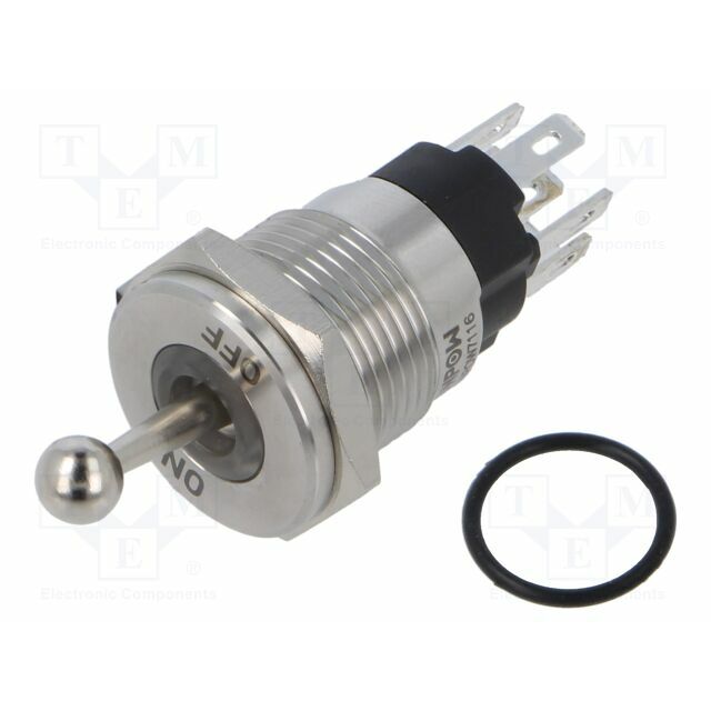 Switch: toggle; Pos: 2; SPDT; ON-ON