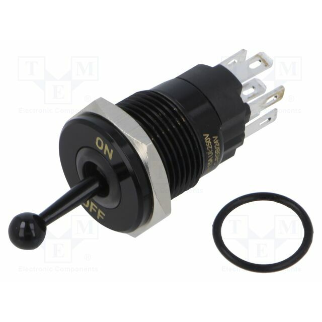 Switch: toggle; Pos: 2; SPDT; ON-ON