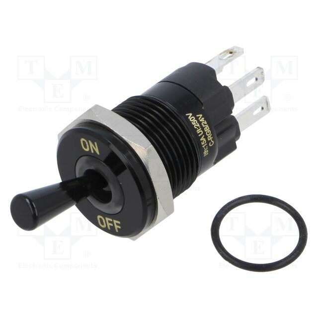 Switch: toggle; Pos: 2; SPDT; ON-ON