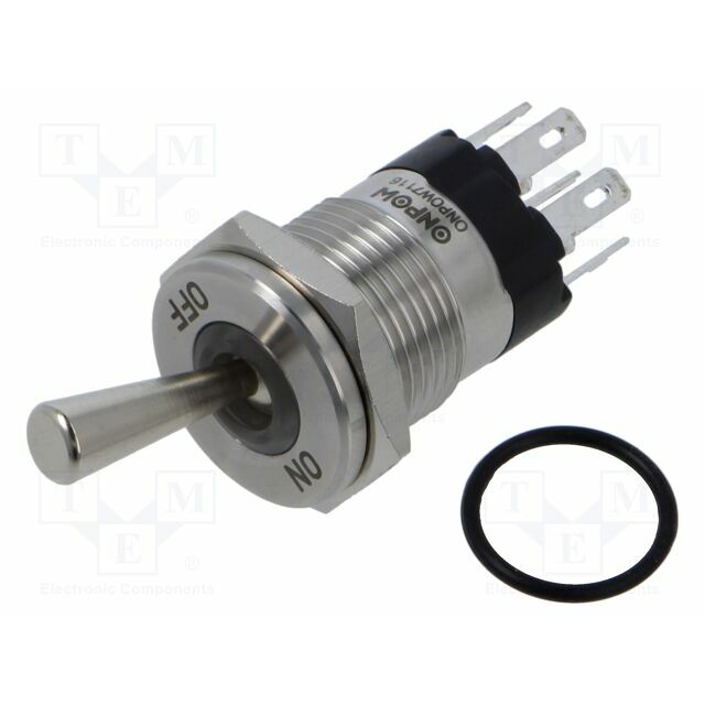 Switch: toggle; Pos: 2; SPDT; ON-ON