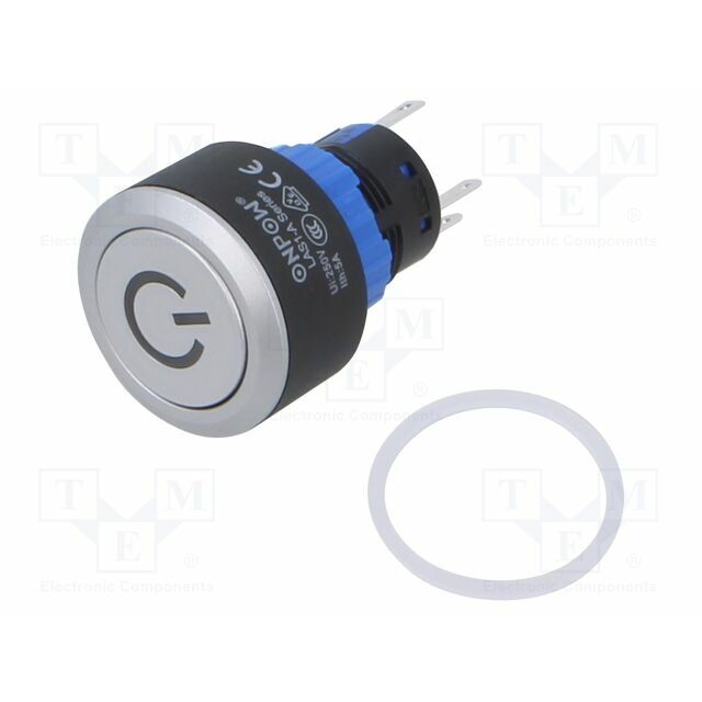 ONPOW Switch: push-button; Pos: 2; SPDT