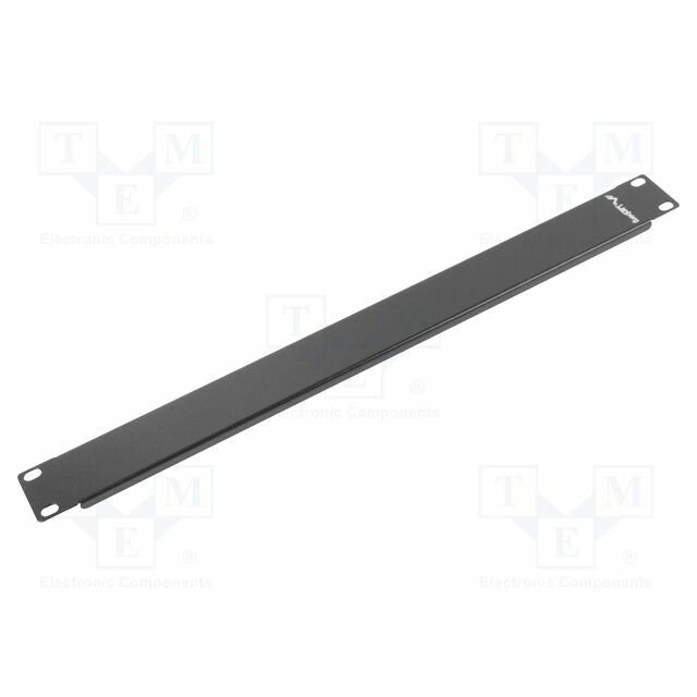 LANBERG Stopper; 1U; black; Standard: 19"