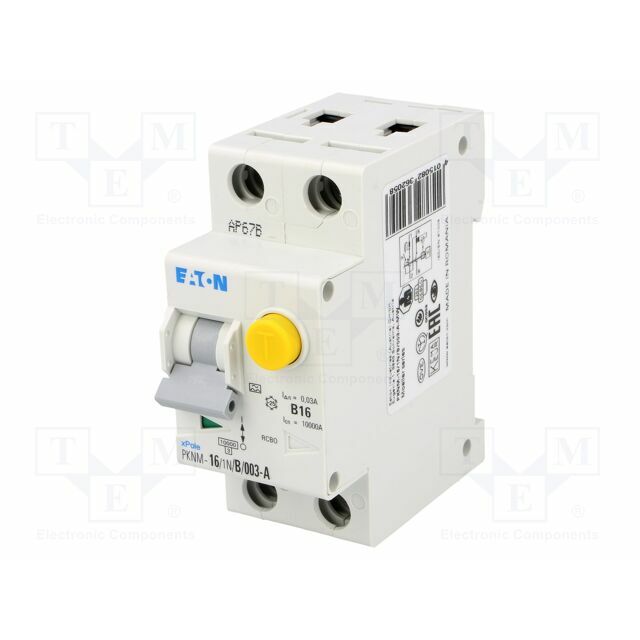 EATON ELECTRIC RCBO breaker; Inom: 16A