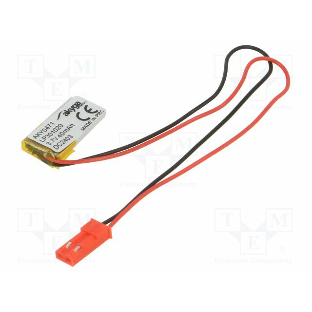 AKYGA BATTERY Re-battery: Li-Po; 40mAh; 3