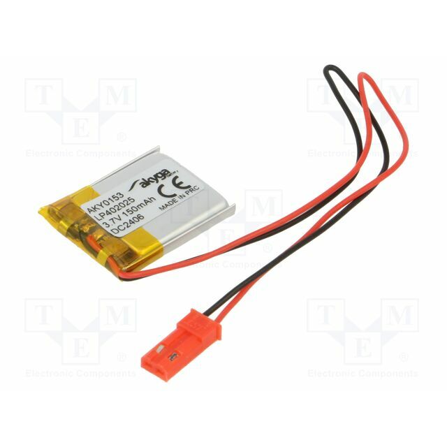 AKYGA BATTERY Re-battery: Li-Po; 150mAh; 3