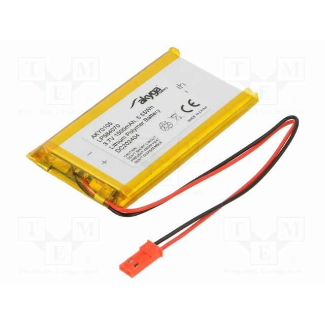 AKYGA BATTERY Re-battery: Li-Po; 1500mAh; 3