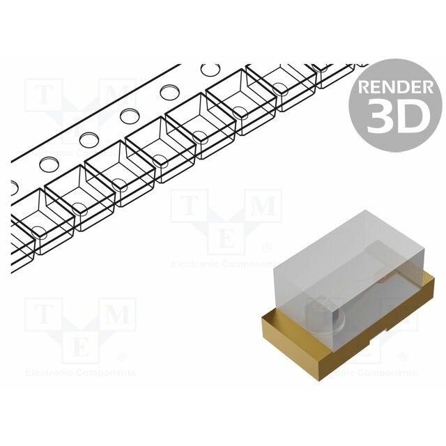 REFOND LED; blue; SMD; 0603; 18÷100mcd