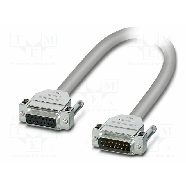 PHOENIX CONTACT Cable; D-Sub 15pin socket