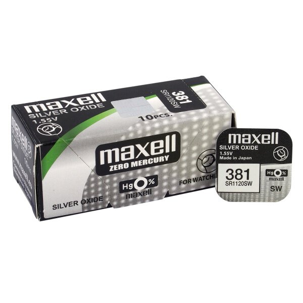 381 MAXELL (SR1120SW) Baterija (BMVI388) |