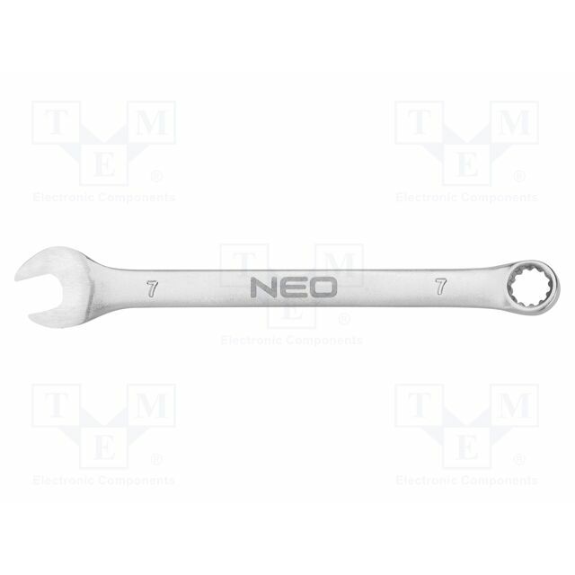 NEO TOOLS Wrench: combination spanner; double-sided