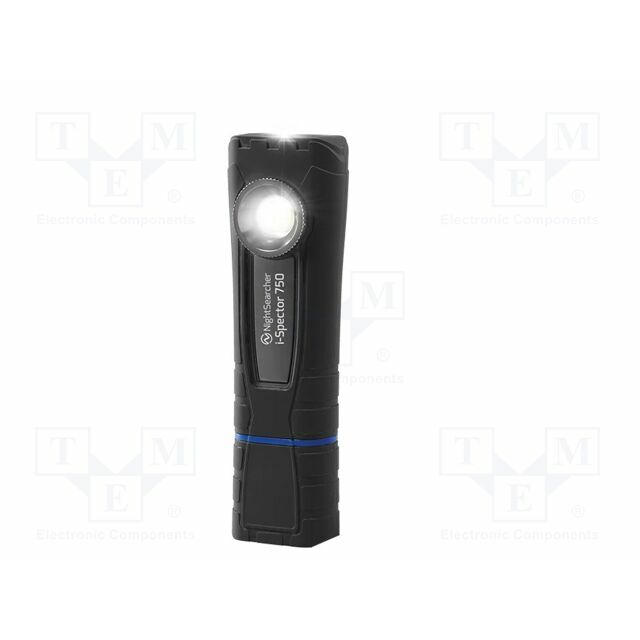 NightSearcher Lamp: inspection; IP65; 750lm; 194mm