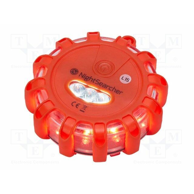 NightSearcher Lamp: warning; Ø340mm; red; 240h