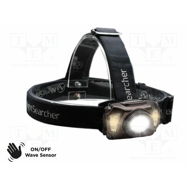 NightSearcher Torch: LED headtorch; IP64; waterproof