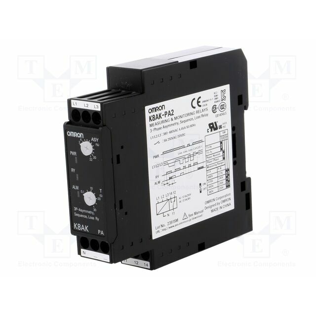 OMRON Voltage monitoring relay; for DIN