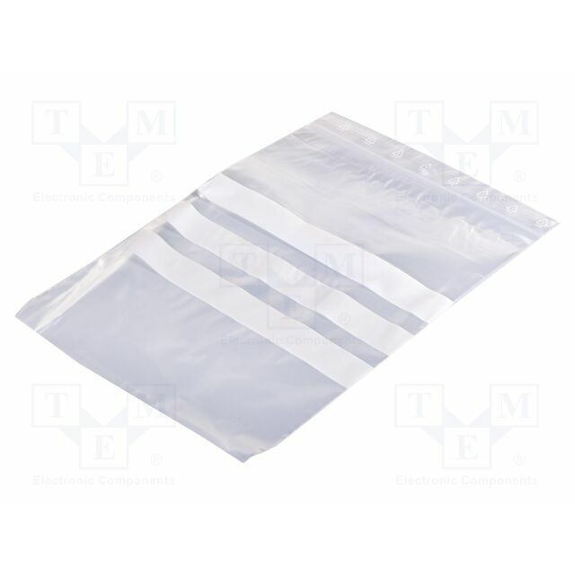 PLAST Self-seal bag; L: 220mm; Width: