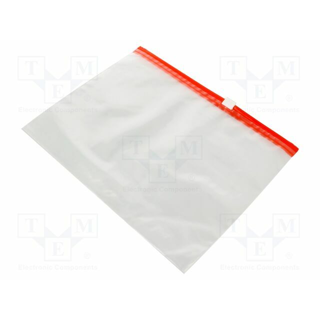PLAST Slider bag; L: 180mm; Width: