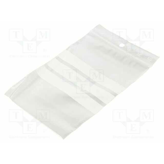 PLAST Self-seal bag; L: 120mm; Width: