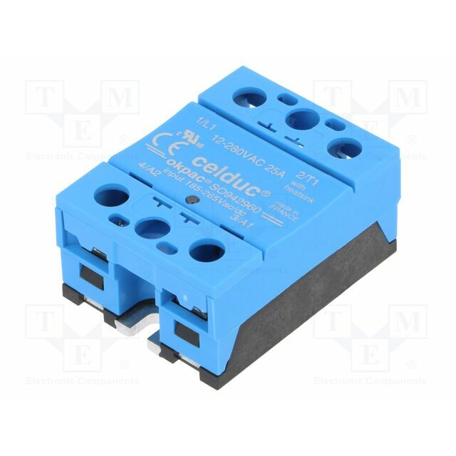 CELDUC Relay: solid state; Ucntrl: 185÷265VAC