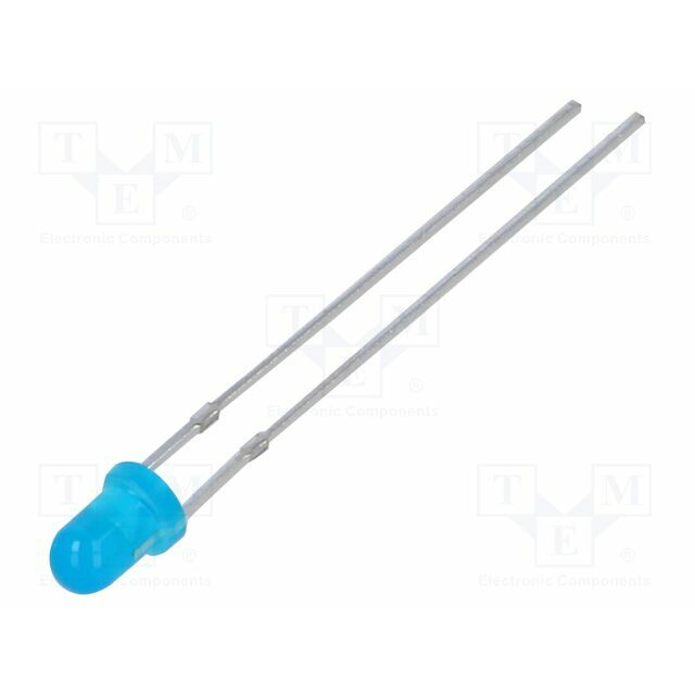 BRIGHTEK (EUROPE) LED; blue; 3mm; 400÷600(typ)-800mcd