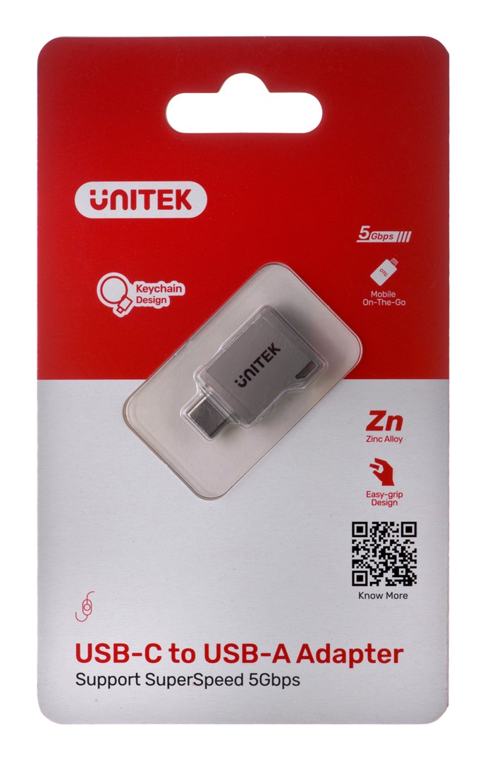 UNITEK ADAPTER USB-C-USB-A 3.1 GEN1