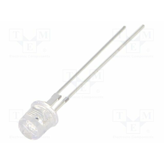 OPTOSUPPLY LED; blue; 5mm; 4200÷5800mcd; 140°