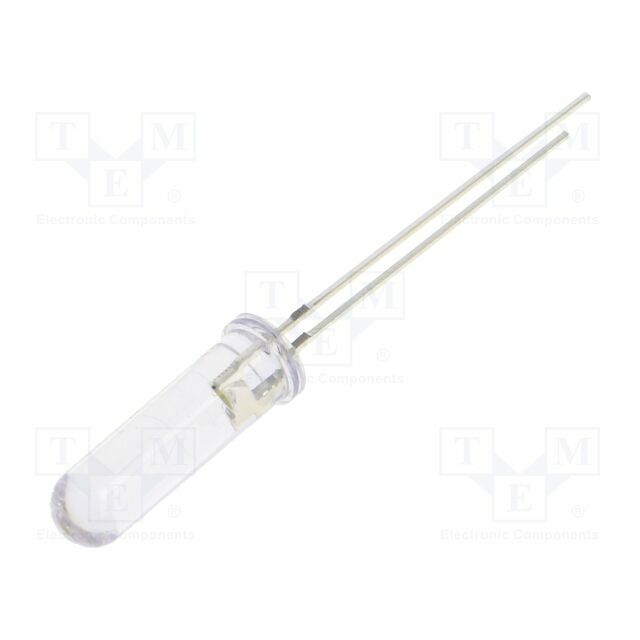OPTOSUPPLY LED; white; 5mm; 2180÷3000mcd; 60°