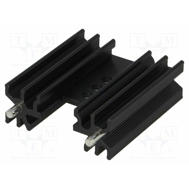 STONECOLD Heatsink: extruded; H; TO220; black