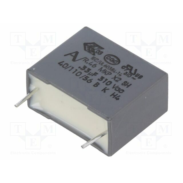 KEMET Capacitor: polypropylene; X2; R46 310V