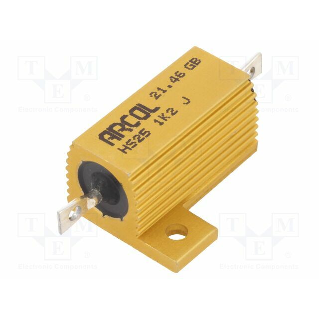 ARCOL/OHMITE Resistor: wire-wound; 1.2kΩ; with