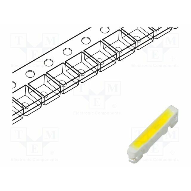 OPTOSUPPLY LED; white; SMD; Case (mm):