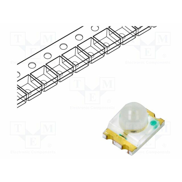 OPTOSUPPLY LED; yellow; SMD; 2000÷2500mcd; 2