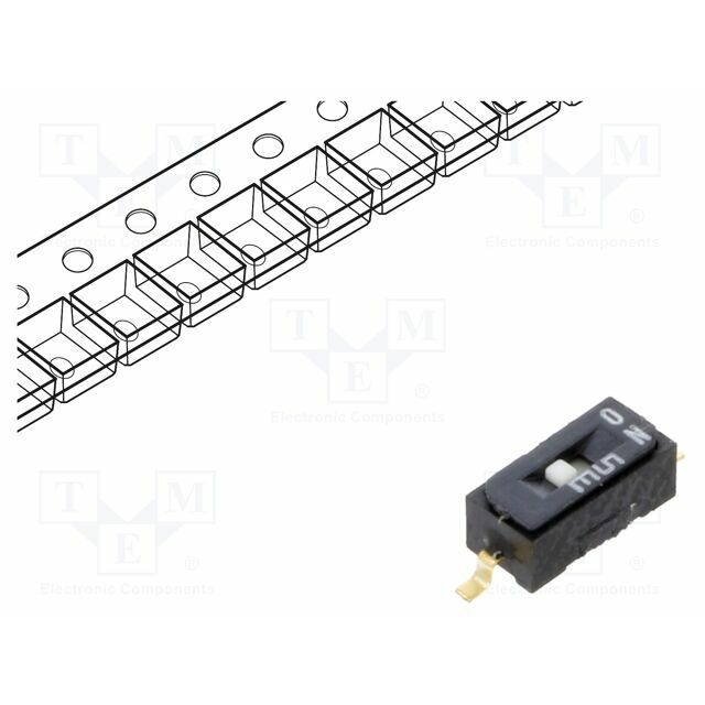 NIDEC COPAL ELECTRONICS Switch: DIP-SWITCH; Poles