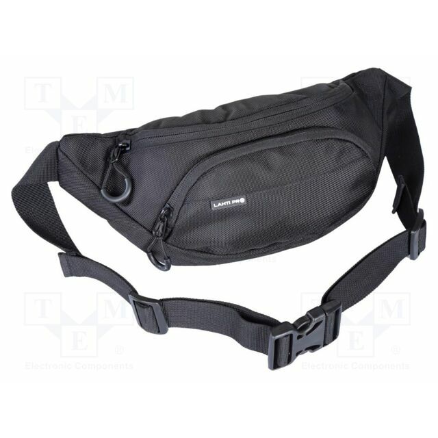 LAHTI PRO Waist bag; black; polyester