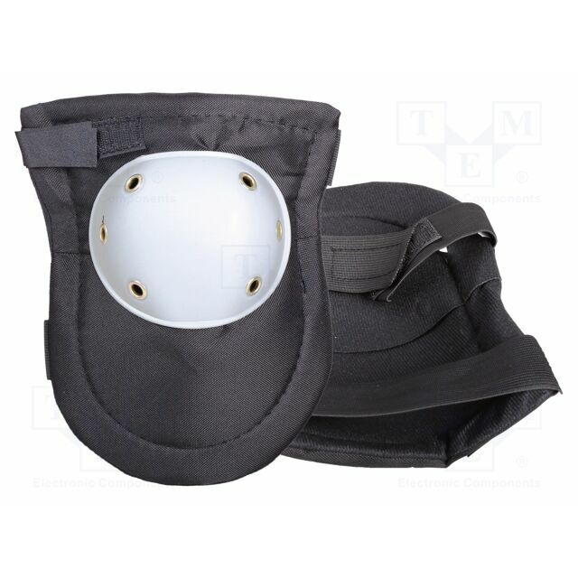 LAHTI PRO Knee pads; white-black; poliester