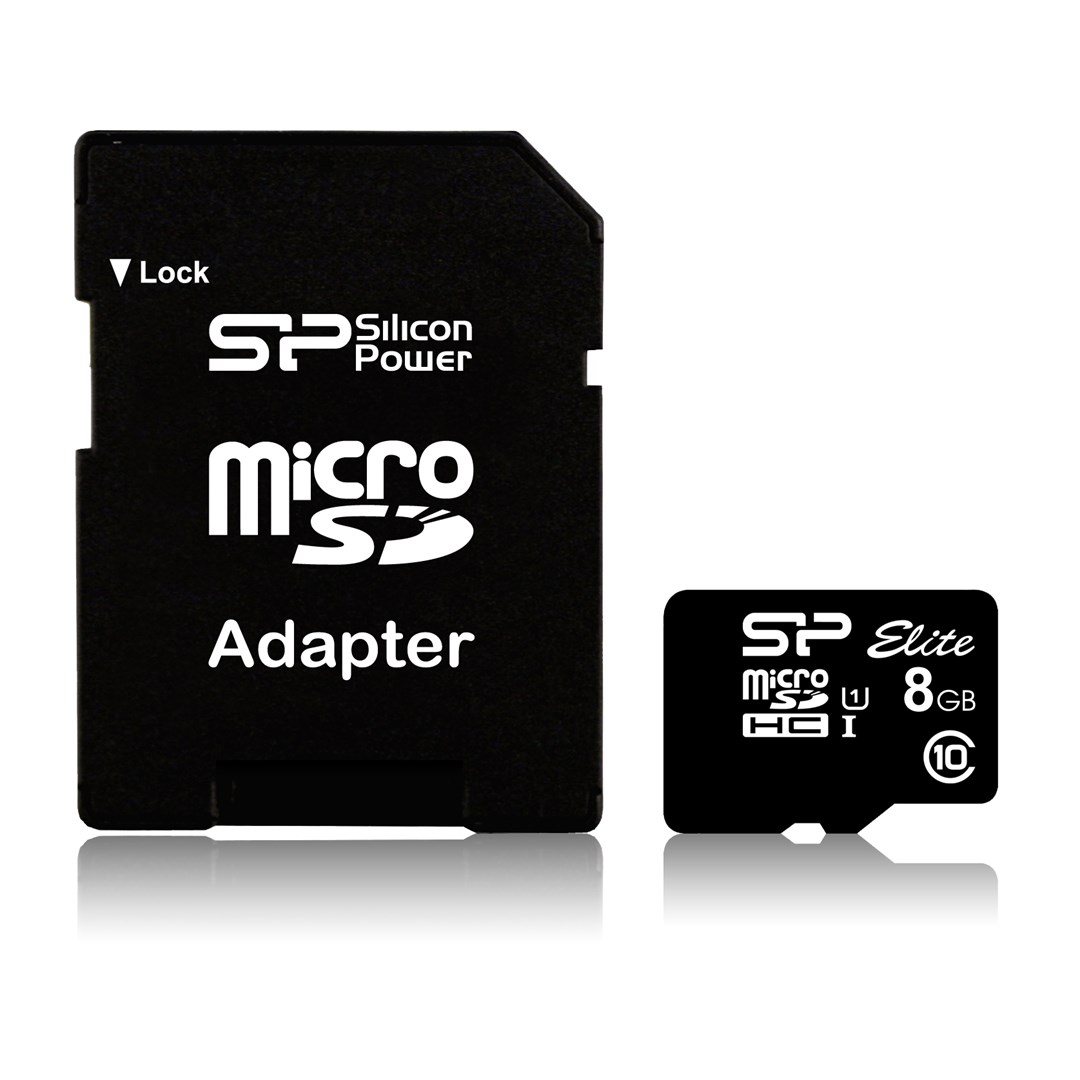 Silicon Power Elite 8GB microSDHC |