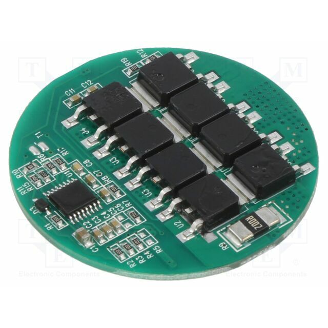 BTO BMS protection; Li-Ion; Ø41x4mm; 20A