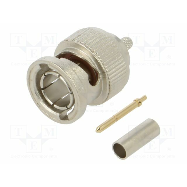 TELEGARTNER Connector: BNC; plug; straight; 75Ω