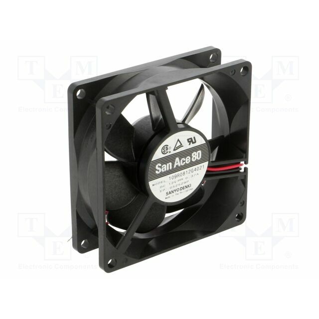 SANYO DENKI Fan: DC; 80x80x25mm; axial