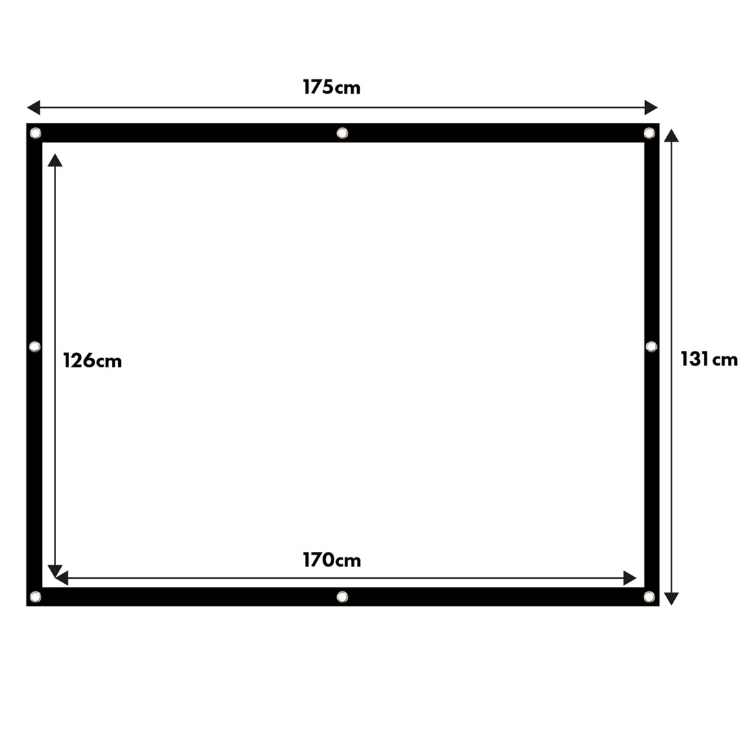 MACLEAN Projection screen 84` 175x131cm, MC-166