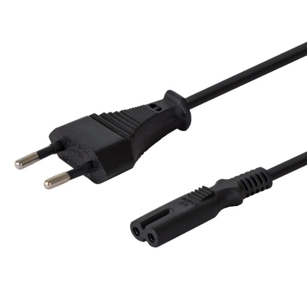 SAVIO Power cable (M) 2pin, 1
