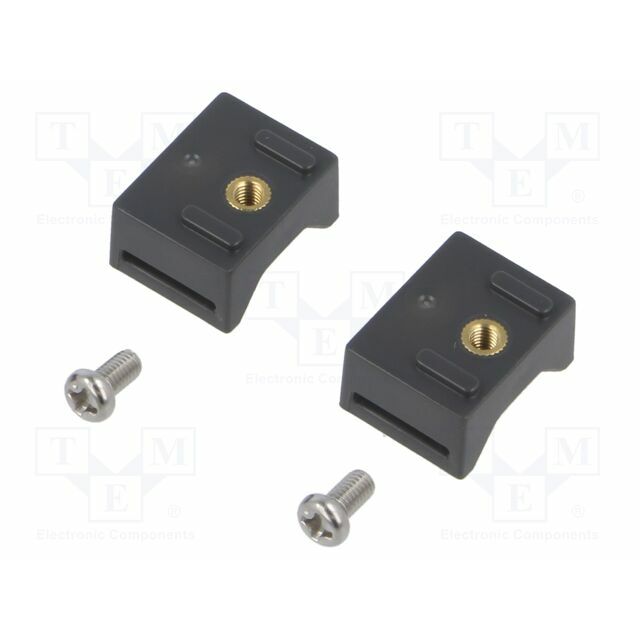 Holder; ASA; for enclosures; dark grey