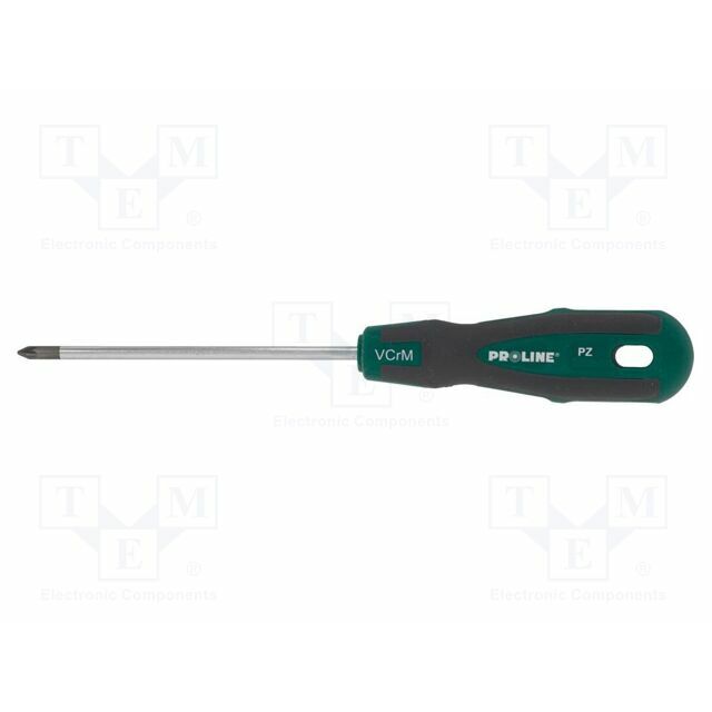 PROLINE Screwdriver: standard; Pozidriv®; PZ0; SOFT-TOUCH