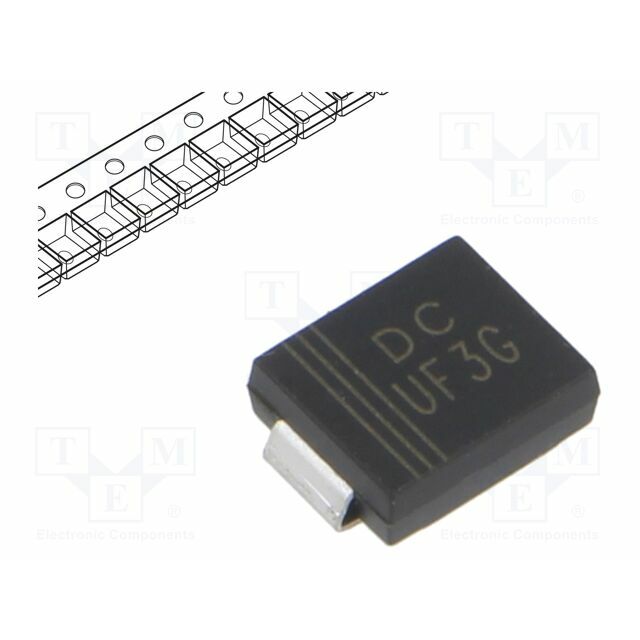 DC COMPONENTS Diode: rectifying; SMD; 400V