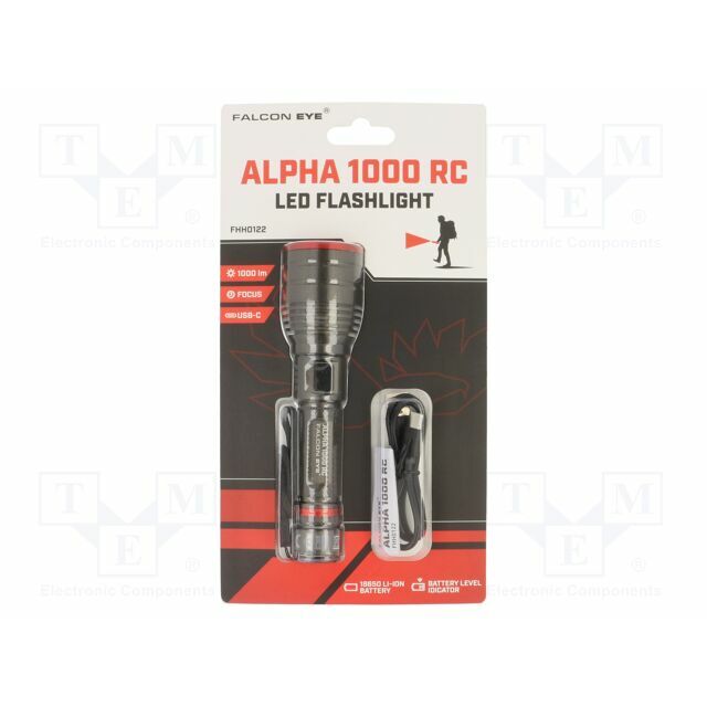 MACTRONIC Torch: LED; IPX4; 300lm,1000lm