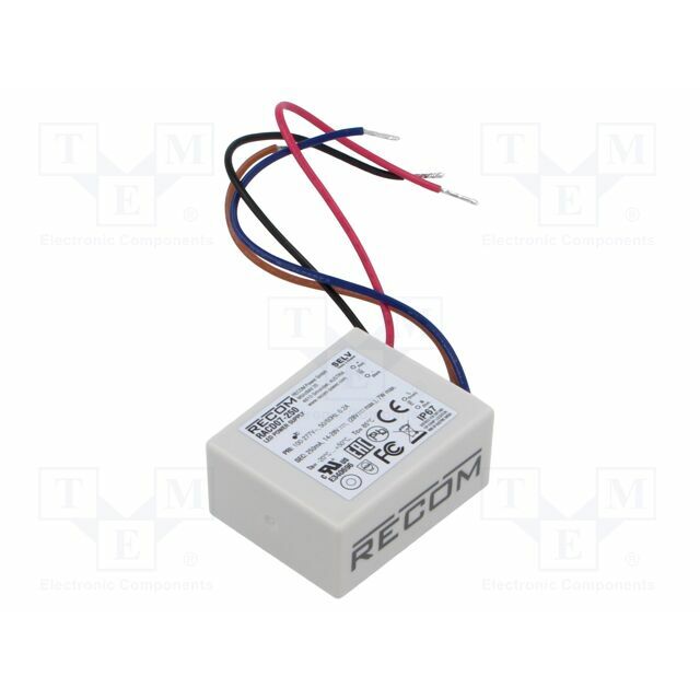 RECOM Power supply: switching; LED; 7W