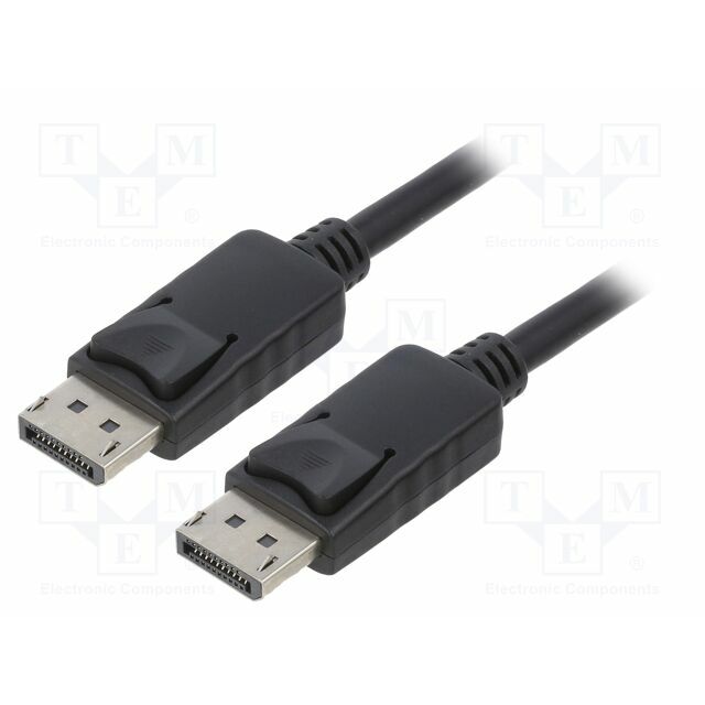 Cable; DisplayPort plug,both sides; 5K